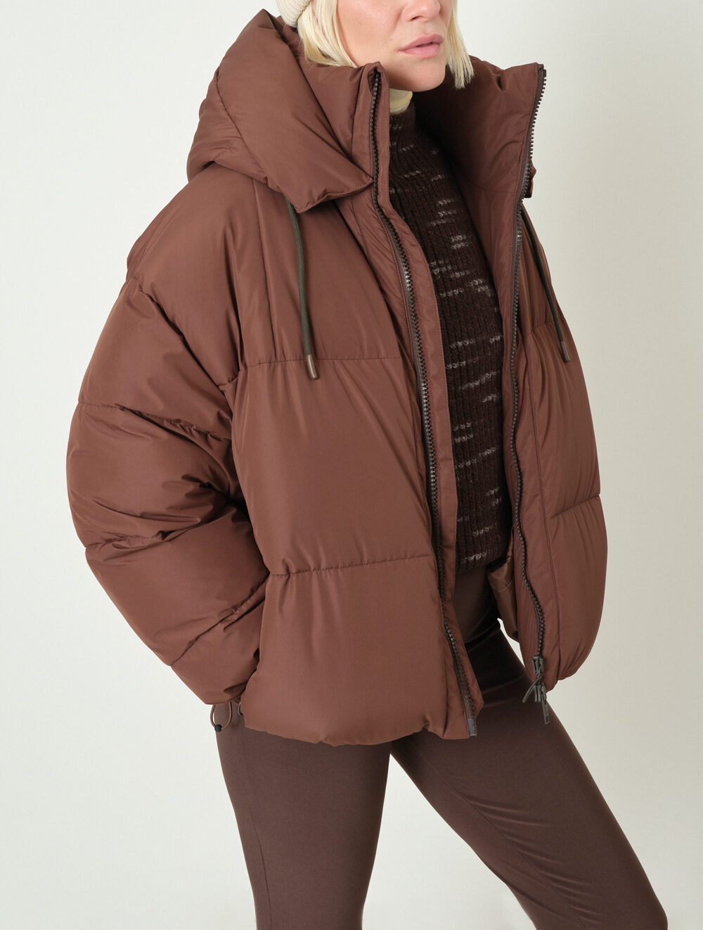 Embassy of Bricks and Logs ZONZA PUFFER JACKET Doudoune Marron