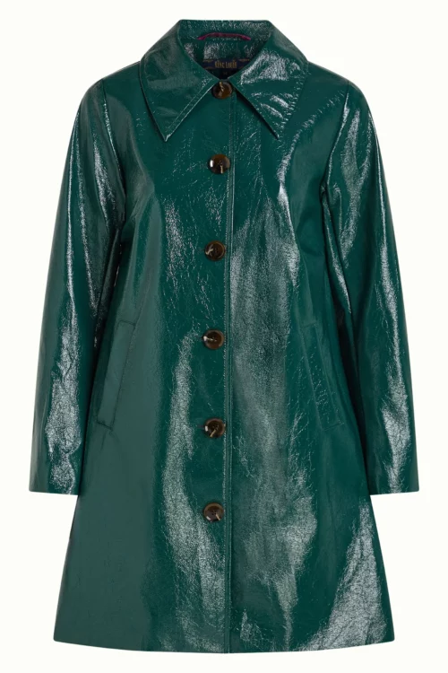 KING LOUIE Anais Manteau femme Shine Dragonfly Green