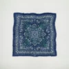 MAISON LECOMTE FLAMENT Foulard Deauville Navy Laine et Soie Le Comptoir Rouen