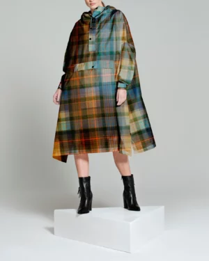 RAINKISS Poncho de Pluie Tartan