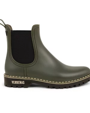 VERBENAS Boots de Pluie downtown kaki