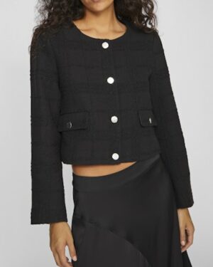 VILA VIELSIE Blazer Court Femme Noir Rouen