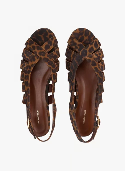 ANONYMOUS COPENHAGEN Sophie 20 Calf Suede Print Sandales Léopard – Image 3