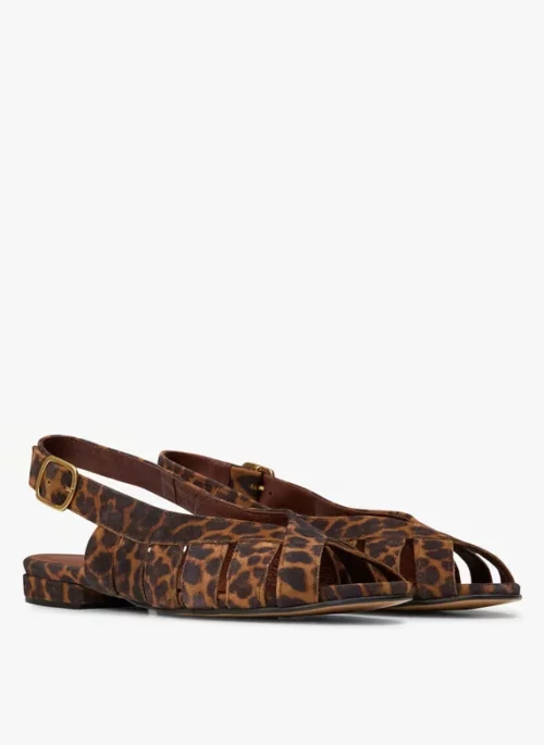 ANONYMOUS COPENHAGEN Sophie 20 Calf Suede Print Sandales Léopard – Image 2