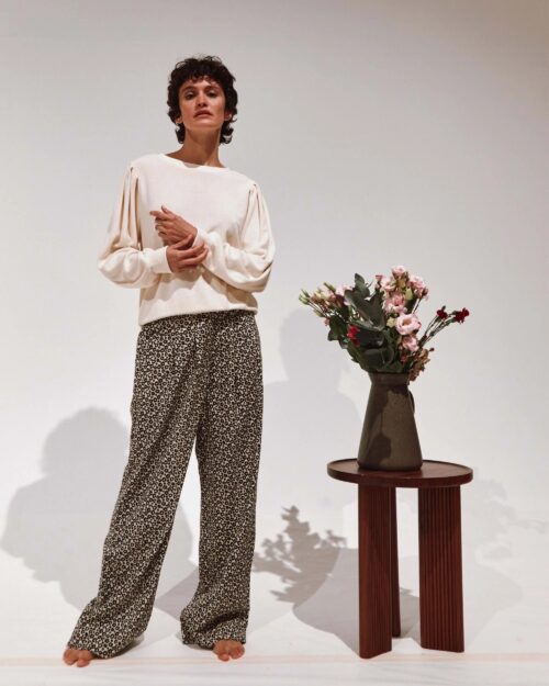 EMILE ET IDA BENGAL Pantalon Leo Noir – Image 2