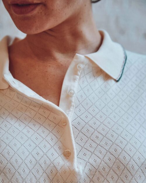 EMILE ET IDA BETSY Polo Creme – Image 3