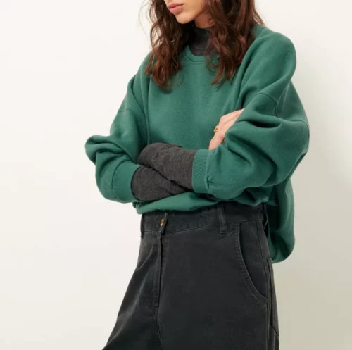 SESSUN CHEBBI Sweat oversize Tea Tree – Image 3