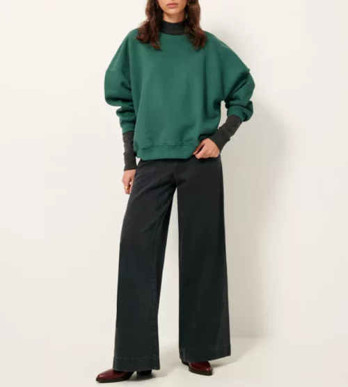 SESSUN CHEBBI Sweat oversize Tea Tree – Image 4