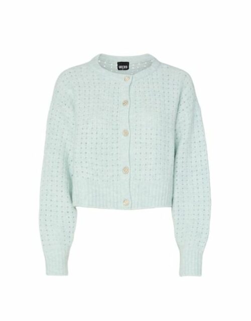 PIECES PCSIKKA Cardigan Court Maille Cloud Blue