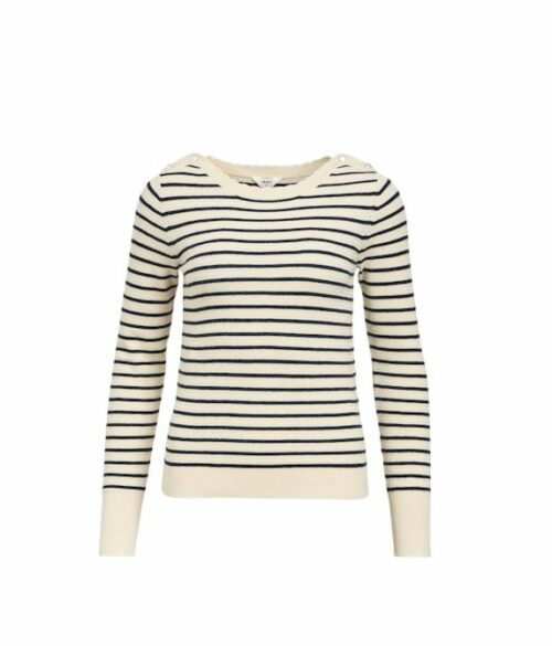 OBJECT OBJPOLINA Pull Marinière Col Bateau Sandshell