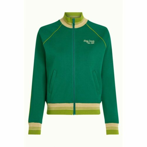 Vue générale du sweat pour femme King Louie LILA en vert Nile