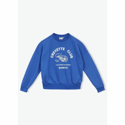 AP FAFA Sweat Femme Crevette Club Cobalt