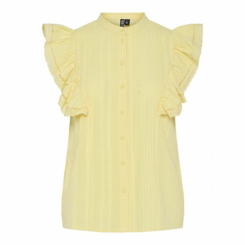 PIECES PCSIKKA Chemise Pale Banana