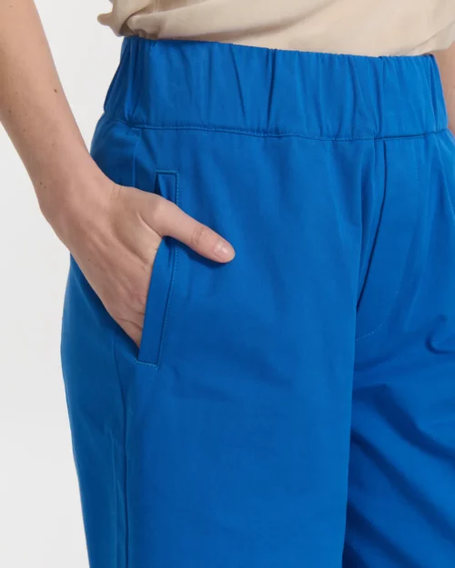 LABDIP UKA POPELINE Pantalon Large Femme Bleu Royal – Image 4