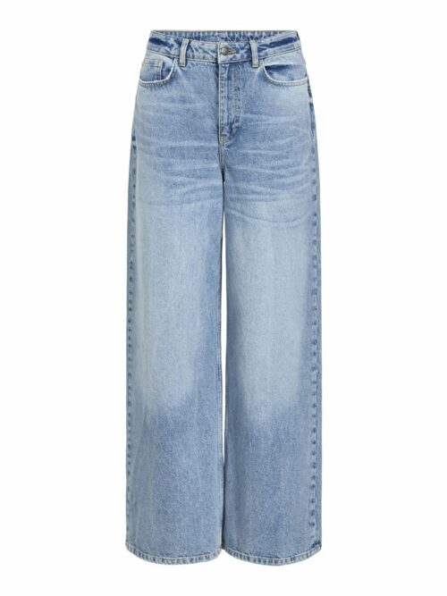 Découvrez le Jeans large taille haute pour femme de la marque de vêtements pour femme OBJECT