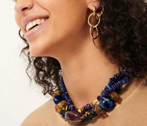 SESSUN GLENN Boucles d'Oreilles Laiton Doré – Image 2