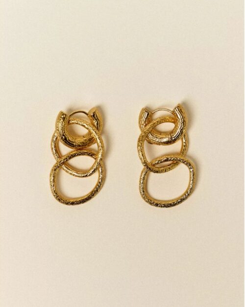SESSUN GLENN Boucles d'Oreilles Laiton Doré