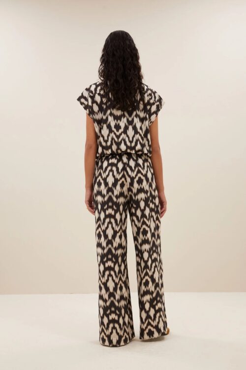 BY-BAR BENJI Pantalon Brown Batik – Image 3