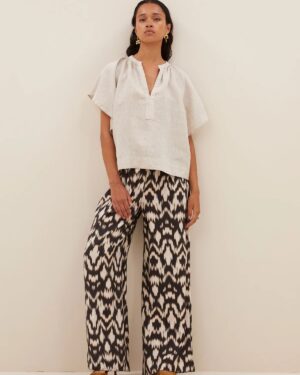 BY-BAR BENJI Pantalon Brown Batik
