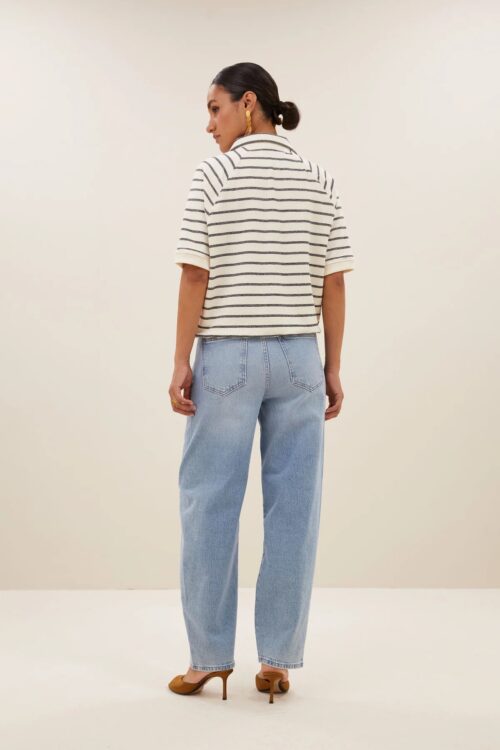 BY-BAR HARPER Top Black Breton Stripe – Image 4