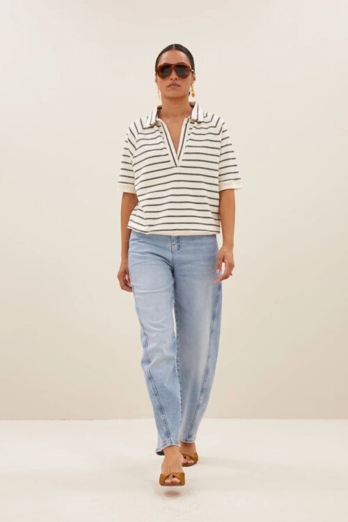 BY-BAR HARPER Top Black Breton Stripe – Image 5