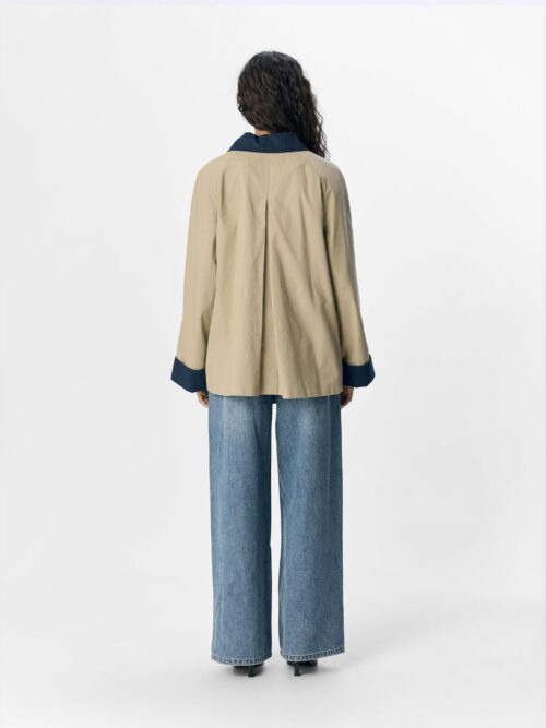OBJECT OBJHARPER Trench Twill/Dark Denim – Image 5