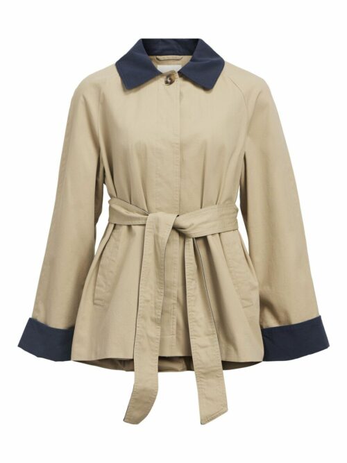 OBJECT OBJHARPER Trench Twill/Dark Denim – Image 7