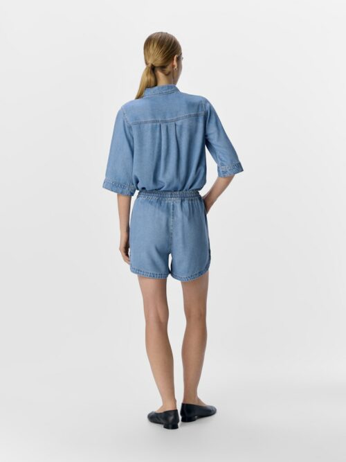 OBJECT OBJFRAME Short Light Blue Denim – Image 3