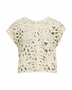 OBJECT OBJKRISTI Top en Maille Sandshell