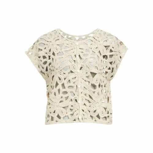OBJECT OBJKRISTI Top en Maille Sandshell