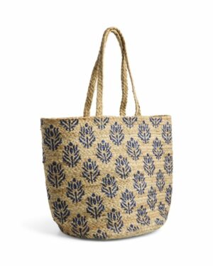 PIECES PCLEO Sac Jute Sodalite Blue