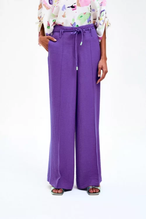 CKS BLISS Pantalon Long Droit Violet – Image 4