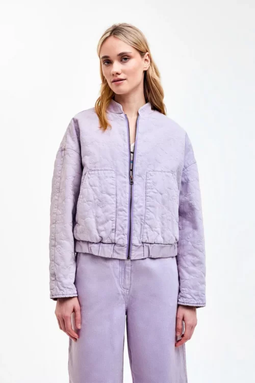CKS CREMASA Veste Matelassée Lilas – Image 2