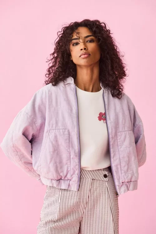 CKS CREMASA Veste Matelassée Lilas