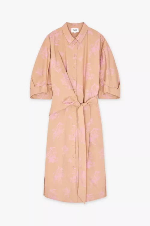 CKS DIOXA Robe Midi Brun – Image 6