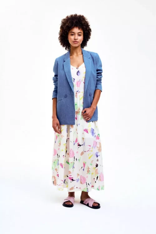 CKS MADONNA Robe Midi Blanc – Image 4