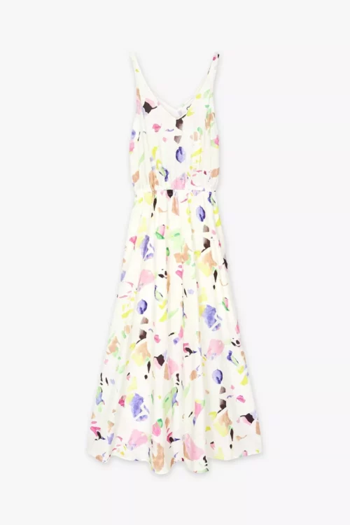 CKS MADONNA Robe Midi Blanc – Image 5