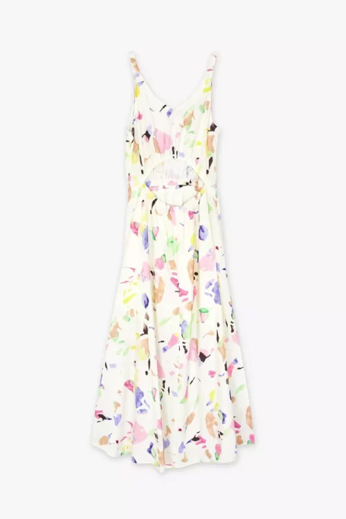 CKS MADONNA Robe Midi Blanc – Image 6