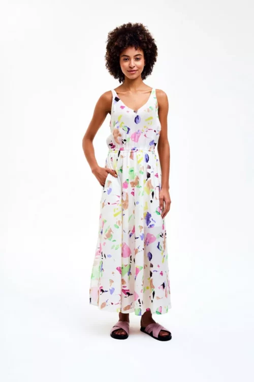 CKS MADONNA Robe Midi Blanc