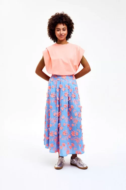 CKS PAMINA T-shirt Manches Courtes Orange Vif – Image 2