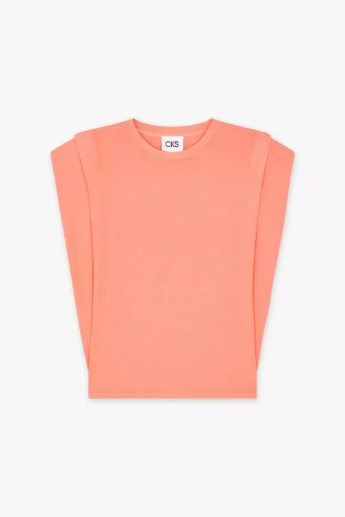 CKS PAMINA T-shirt Manches Courtes Orange Vif – Image 4