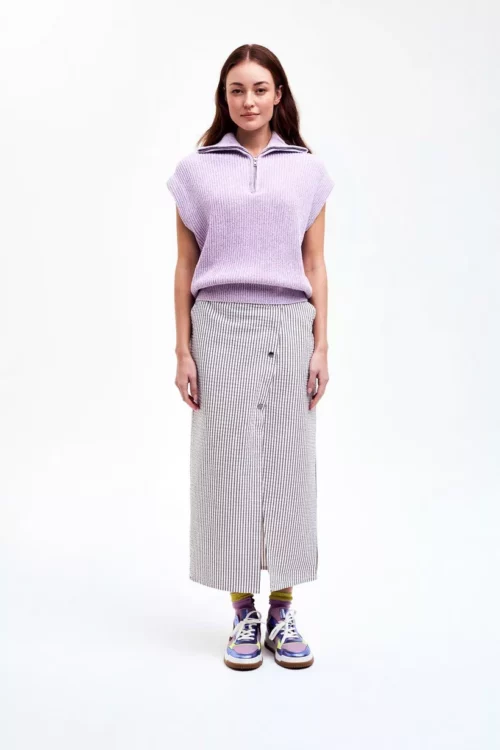 CKS PASSER Débardeur en Maille Violet – Image 2