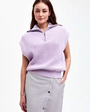CKS PASSER Débardeur en Maille Violet