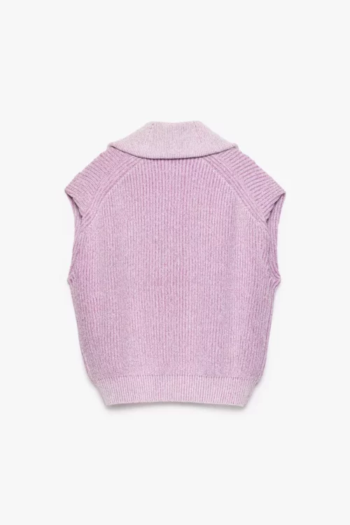 CKS PASSER Débardeur en Maille Violet – Image 5