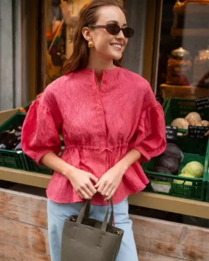 CKS SOBER Chemisier Manches Longues Rose
