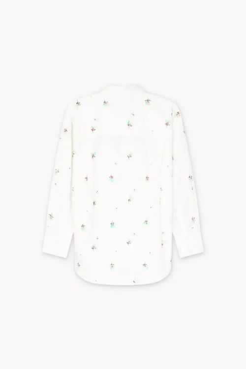 CKS SUPERS Chemisier Manches Courtes Blanc – Image 8