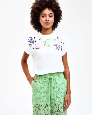 CKS SWAP T-shirt Manches Courtes Beige Clair