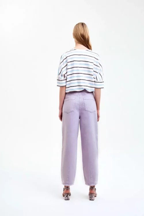 CKS TONY Pantalon Coupe Ballon Lilas – Image 6