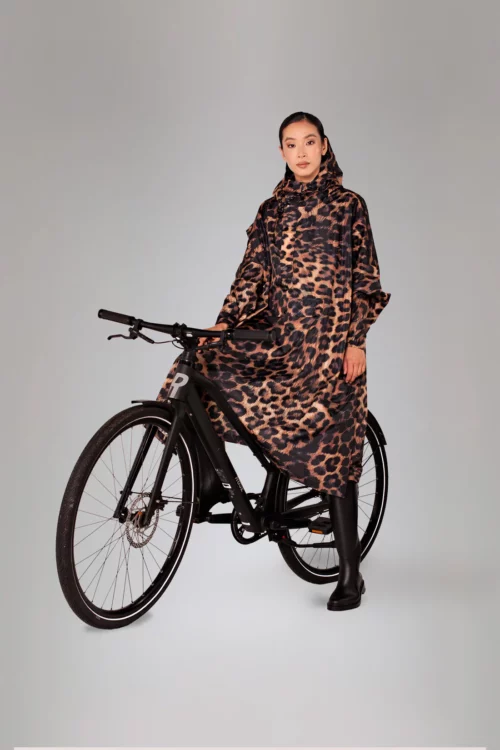 RAINKISS Poncho Léopard Foncé – Image 3