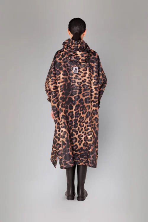 RAINKISS Poncho Léopard Foncé – Image 5